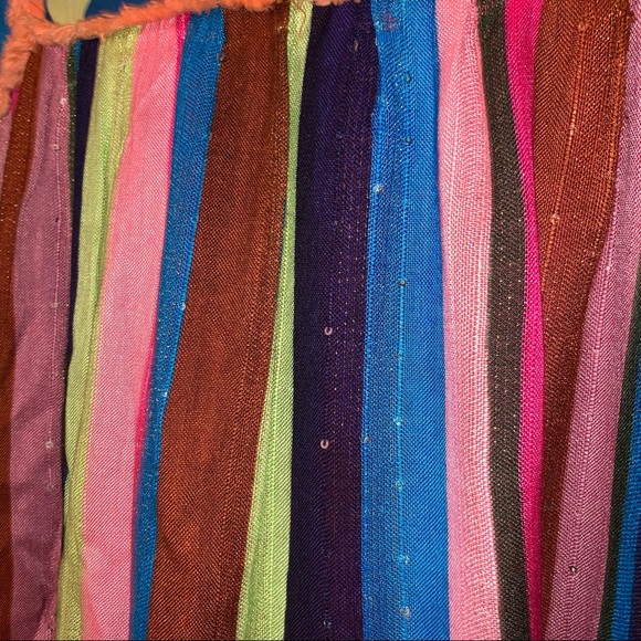 Anthropologie Large Floral Beaded Babydoll Blouse - Picture 12 of 12